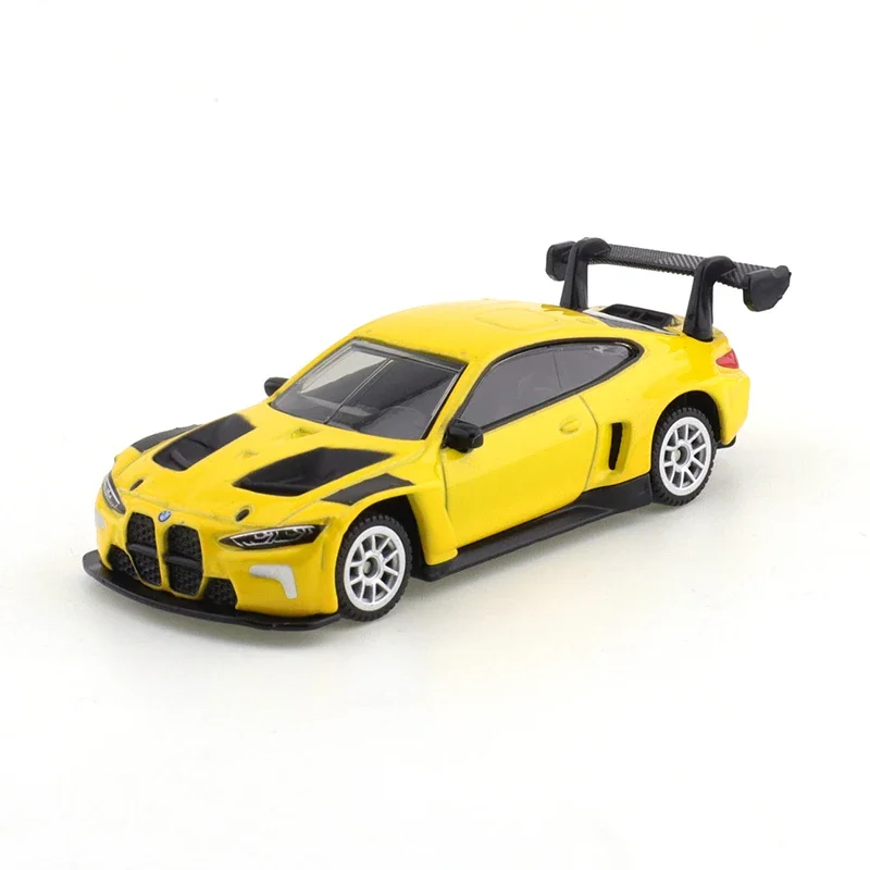 CCA 1/64 BMW M4 GT3 voiture en alliage jouets véhicule à moteur moulé sous pression modèle en métal enfants cadeau de noël jouets pour garçons