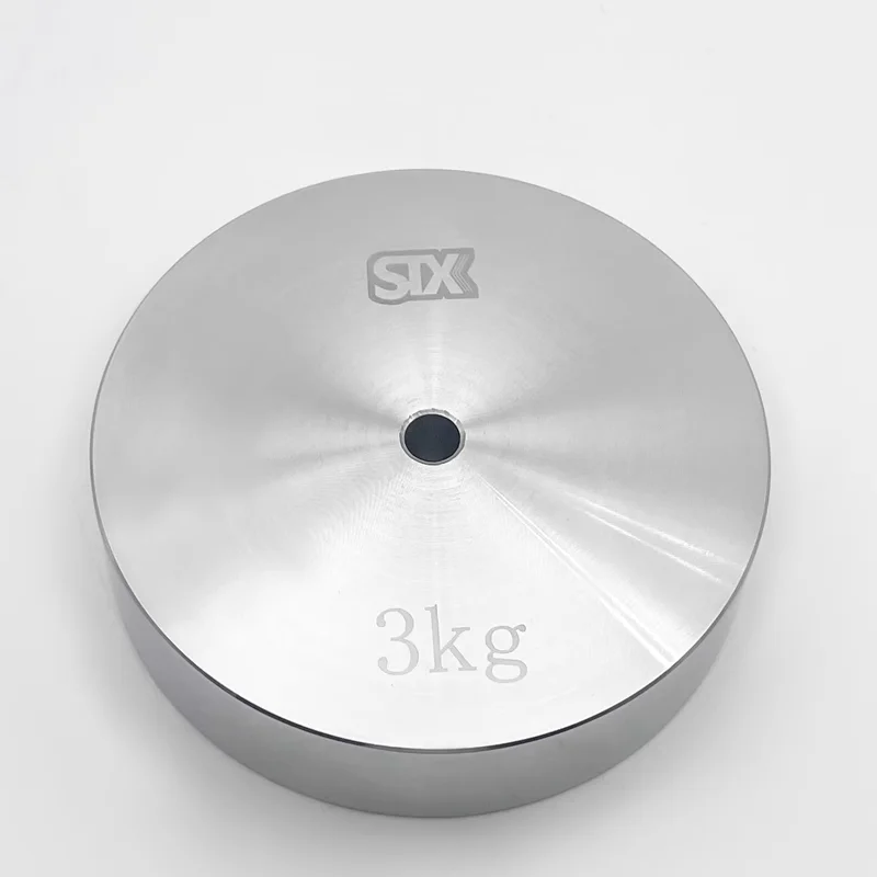 M1 Standard Weight Block 1kg-3kg Stainless Steel Weight with Hole Circular Calibration Scale Method Weight 500g