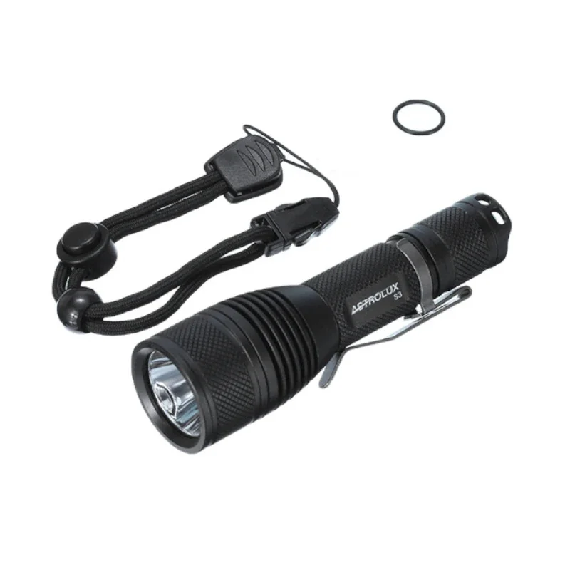 

Astrolux S3 1450LM 349M Super Bright EDC LED Flashlight Power by 14500 Battery Outdoor Camping Torch