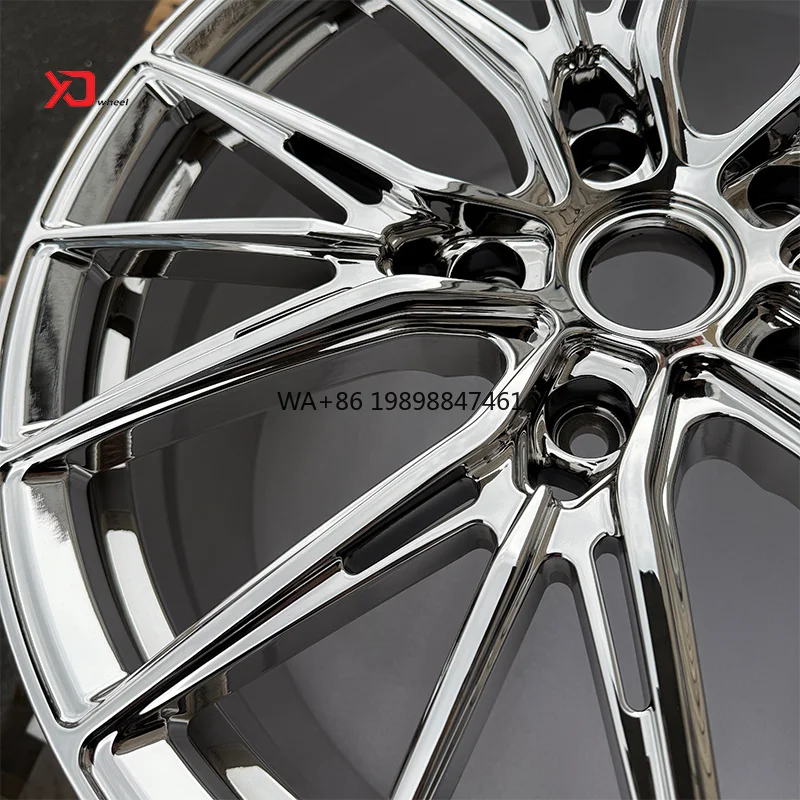 

Custom High Load Capacity Off Road Capable Matte Black Bright Black Forged Wheel 18 19 20 21 22 Inch Triple Chrome 5x112 5x1143