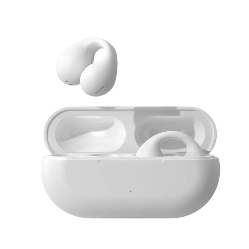 CEKACA New Wireless Open Clip On Earrings Comfortable Long Wear Bone Conduction Headset Moondrop Chu 2