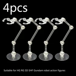 Hot! 1/4pcs Doll Stands Figure Display Bracket Action Base For 1/144 SHF Robot Model
