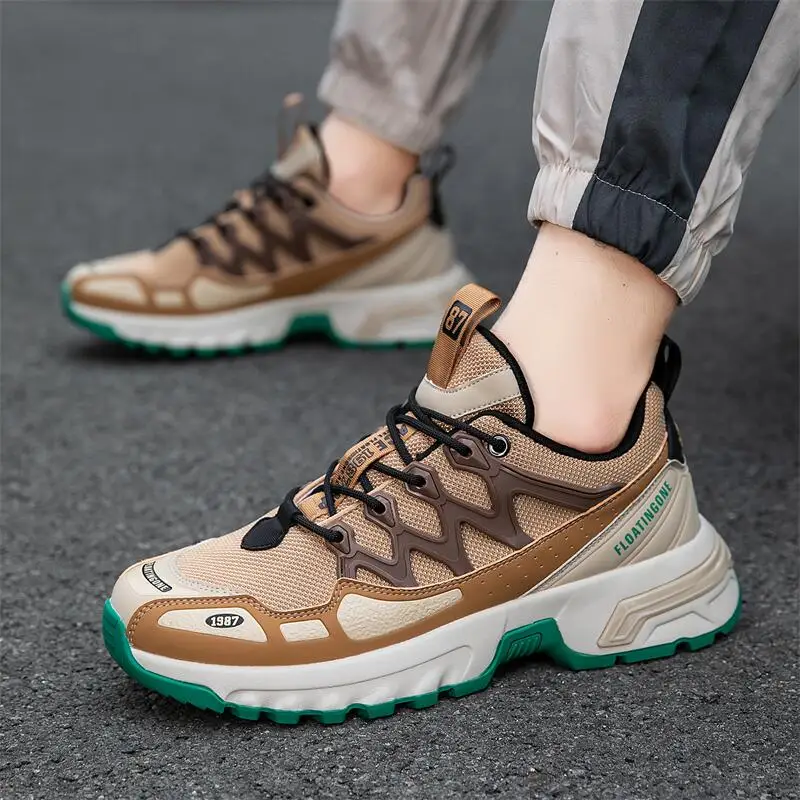 2023 Mesh Men's Flat Sports Sneakers Fashion Breathable Man Shoes Casual Comfortable Male Mixed Color Running Footwears