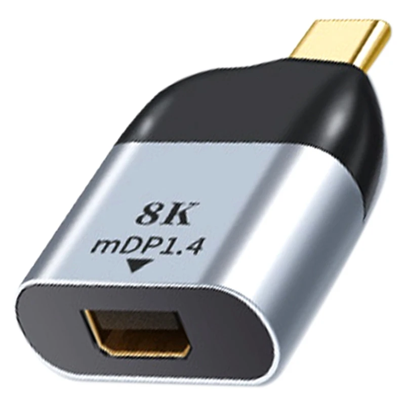Adaptador ovu-tipo-c para mini dp usb c para mini conversor de porta de exibição para thunderbolt 3 8k 4k 60hz mdp para macbook ipad pro 2020
