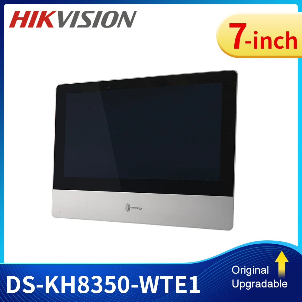 Hikvision DS-KH8350-WTE1 WIFI 7-calowy wideodomofon IP Stacja wewnętrzna Bezprzewodowy ekran monitora IPS Zdalne odblokowanie