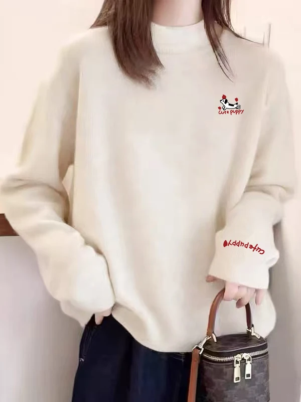 

Модная утепленная женская футболка с длинным рукавом и высоким воротником из вельвета, осенне-зимняя базовая кофта-топ