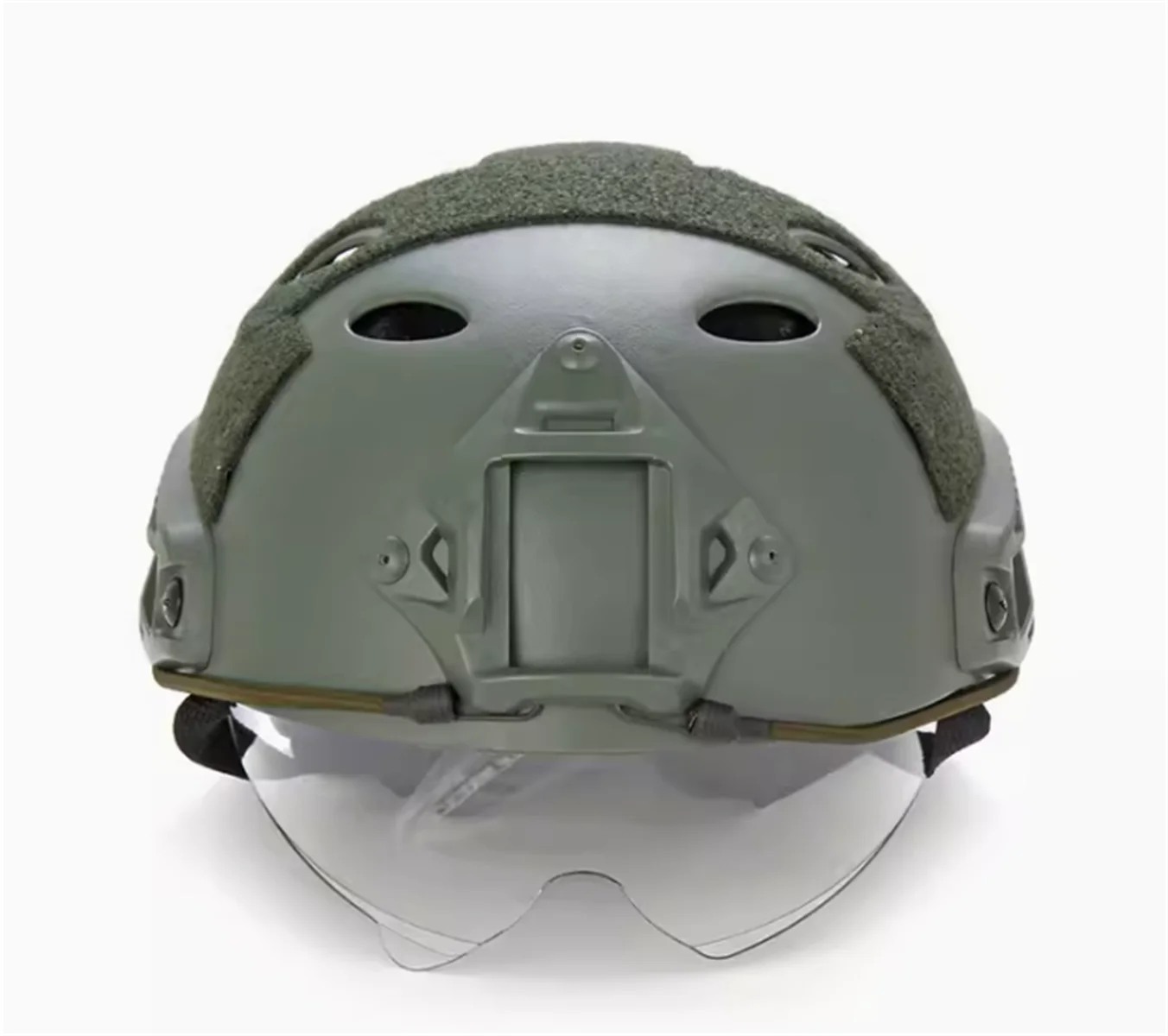 Casco táctico para fanáticos militares, edición de parabrisas, casco ligero anticolisión