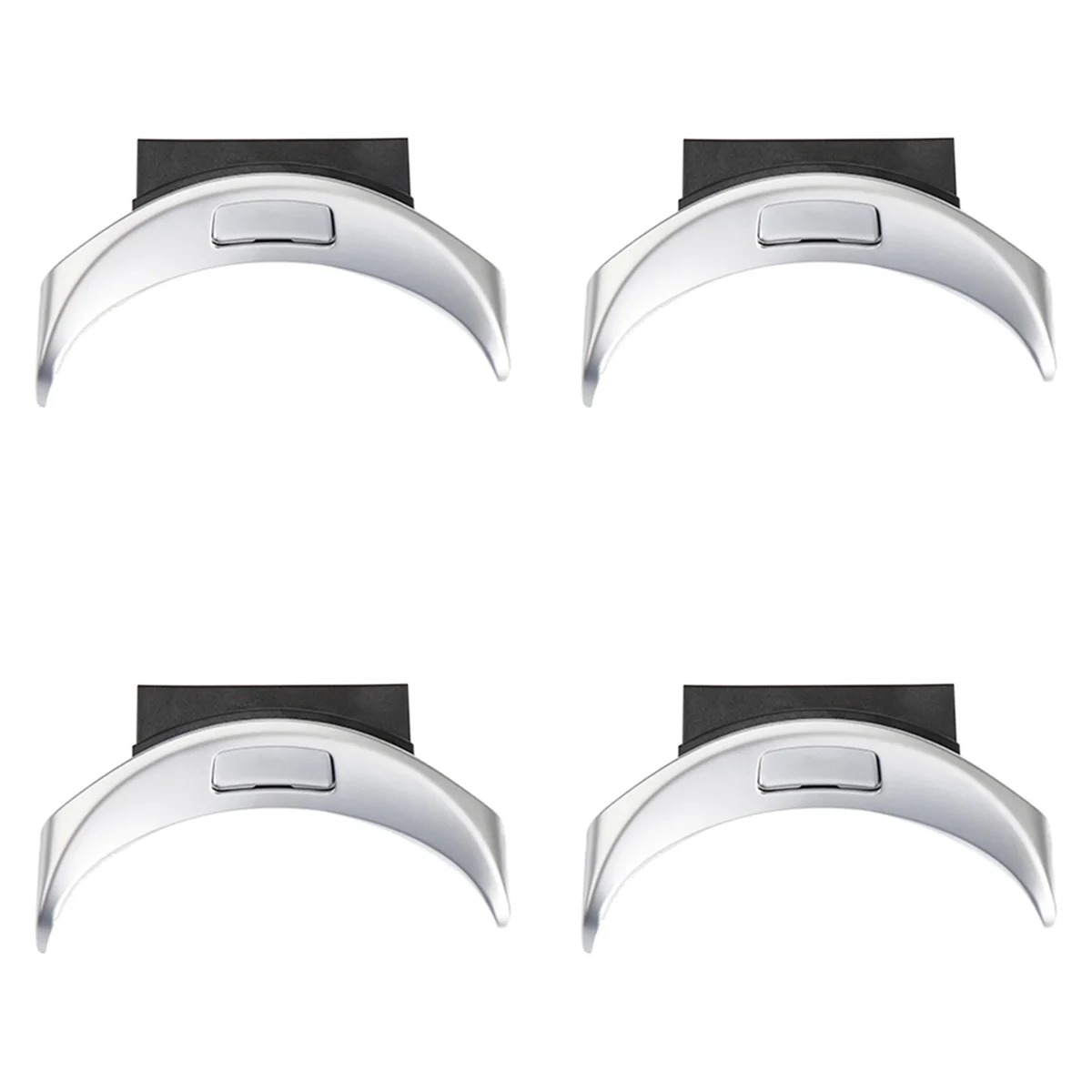 

4X ABS+PC Center Console Armrest Switch Button Trim Cover for C GLC Class W205 W253 2015-2020