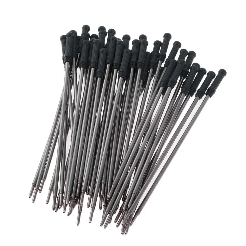 مجموعة/50 قلم الكرات الدوّارة ملحقات معدات الكتابة بالحبر القياسية الدولية #5