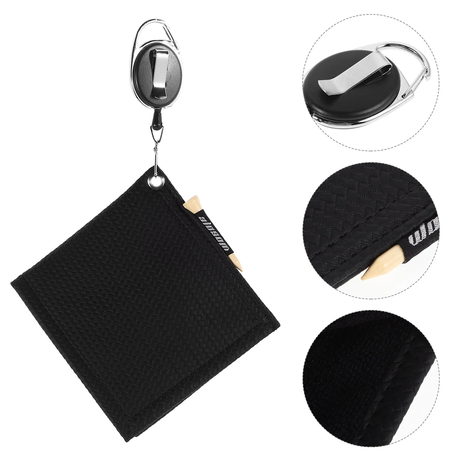 

Portable Golf Towel Retractable Cord Cleaner Clubs Balls Accessories Men Women Golfing Kit Golf Balls for Women