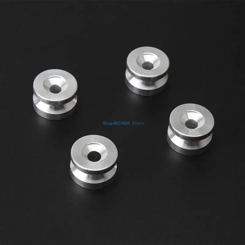 T3LF Black Silver Top Rear Luggage Storage Tail Box Trunk Bracket Bushing Pad Spacers