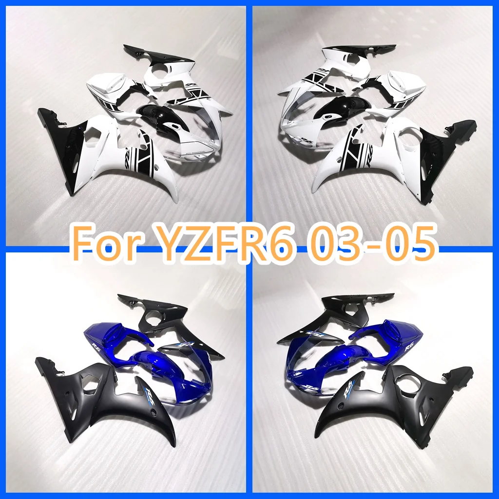 Painted Bodywork for YAMAHA 2003 2004 2005 YZFR6 YZF600 YZF-R6 03 04 05 600CC Prime ABS Injection Body Rebuilding Fairing Kits