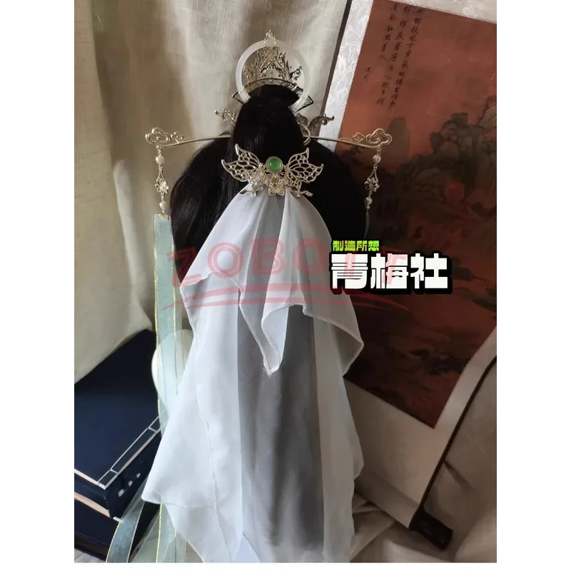 مسؤول CyHeaven نعمة شي Qingxuan تأثيري الدعامة لورد الرياح ماستر Shiqingxuan النساء أغطية الرأس الحجاب Hallowmas Tian Guan Ci Fu