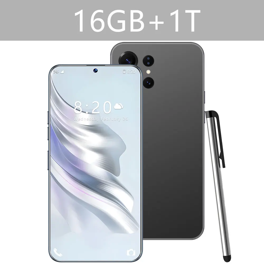 Nieuwe S26 Ultra Smartphone 2026 Origineel 7.3HD Globale Versie 5G Dual SIM Voordelige Mobiele Telefoons 7800mAh Android 15 Mobiele Telefoons