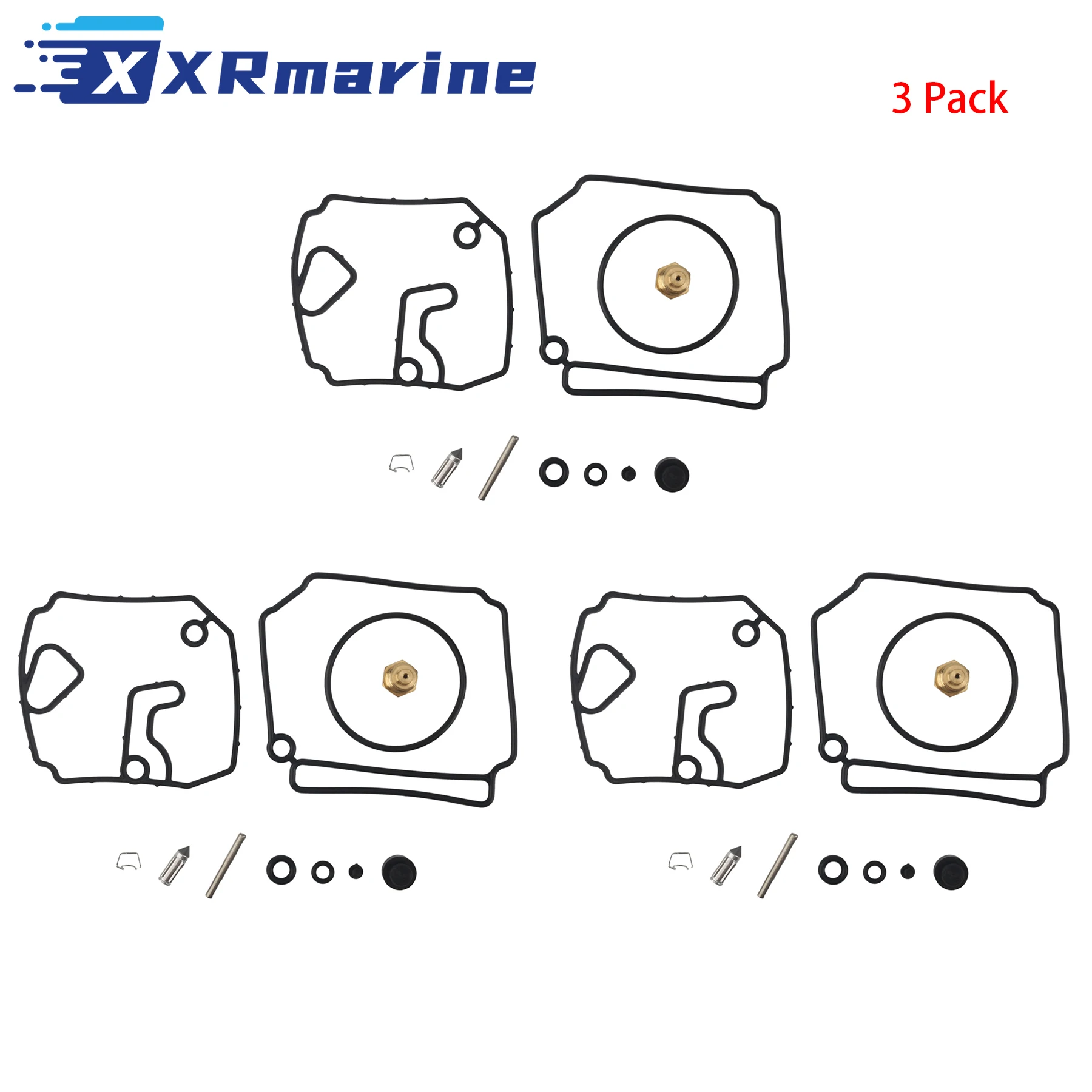 

6H1-W0093 Ремкомплект карбюратора для 2-тактного подвесного двигателя Yamaha 75 85 90 л.с. 6H1-W0093-01 6H1-W0093-02 6H1-W0093-00
