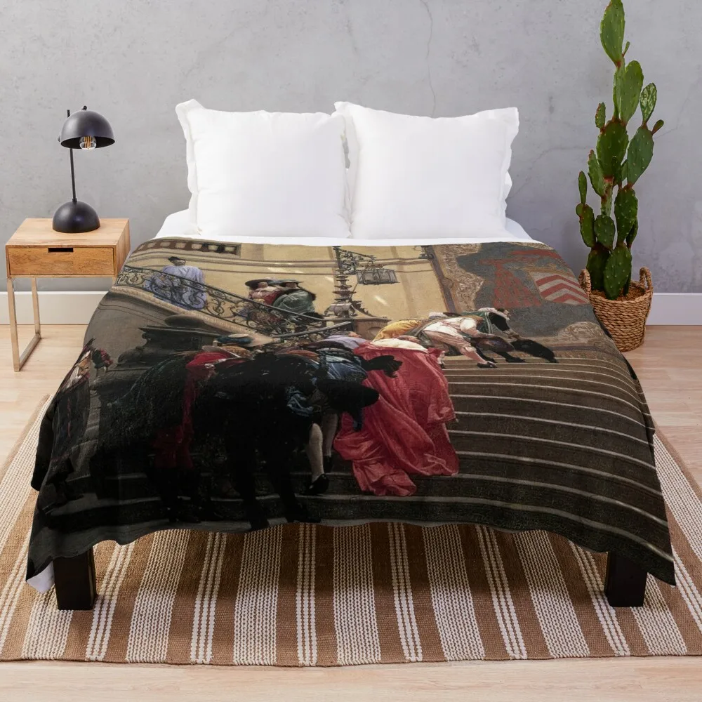 jean-leon gerome artist, jean leon gerome painter, jean leon gerome paintings, jean-léon gér?me art, Jean-Léon Gér Throw Blanket