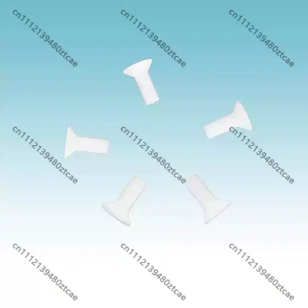 Woodworking Machine Table Nylon Cross Countersunk Screw Equipment Replacement Spare Fastener Parts