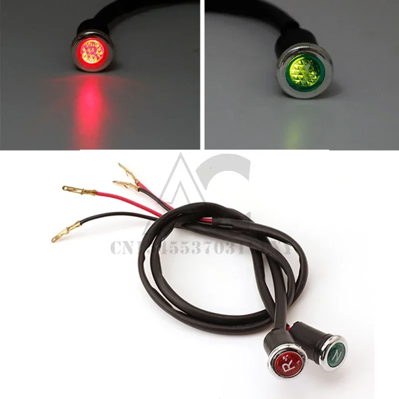 

2 Pcs ATV Reverse & Neutral Light Indicator For 90/110/125/150/200/250/300cc ATV Quad Sunl/Taotao/Eagle/Loncin Etc DC 12V