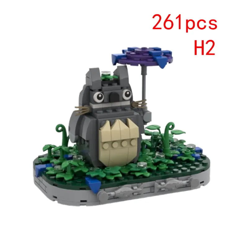 

Spot MOC-61784 261pcs small particle assembly building blocks animal cat sculpture model toy gift