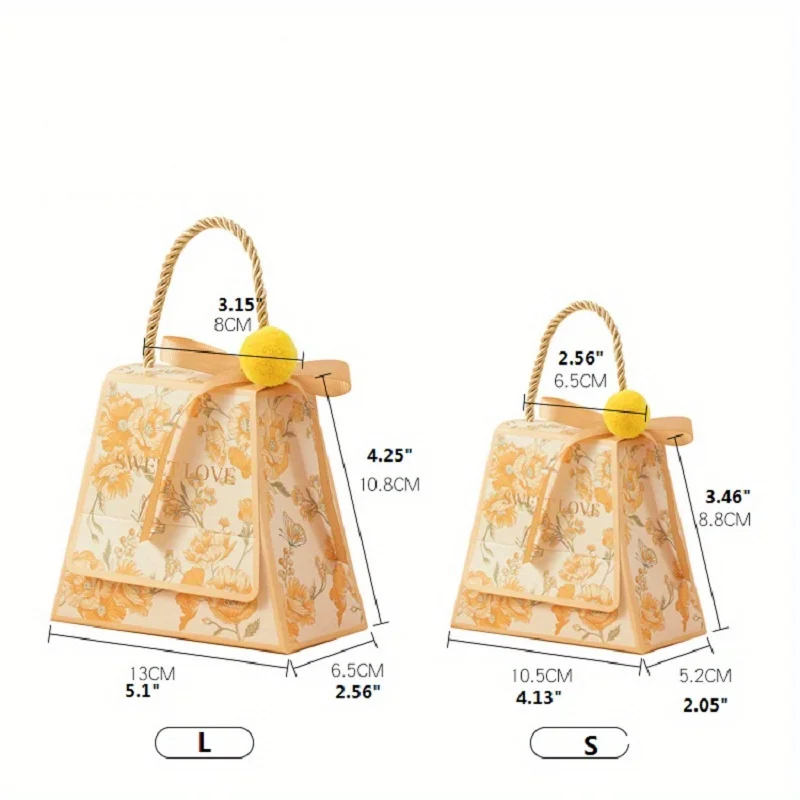 10 قطعة صندوق ورقي محمول رفرف صناديق الشريط الحلوى العطور تخزين الملابس حفلة عيد ميلاد الزفاف الذكرى هدية التعبئة والتغليف #6