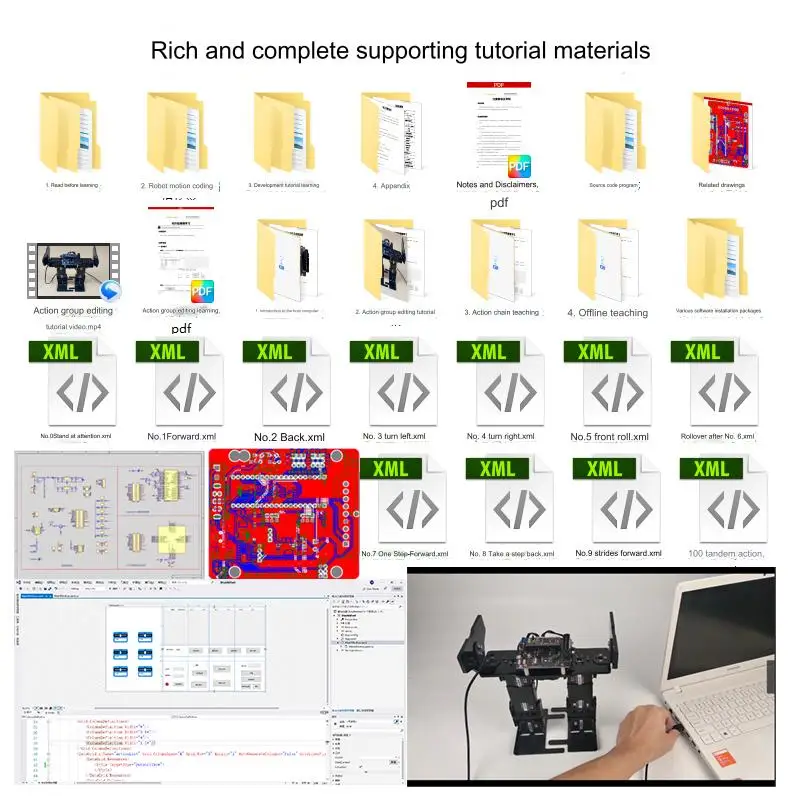 Hiwonder LS-6B open source cross-legged robot