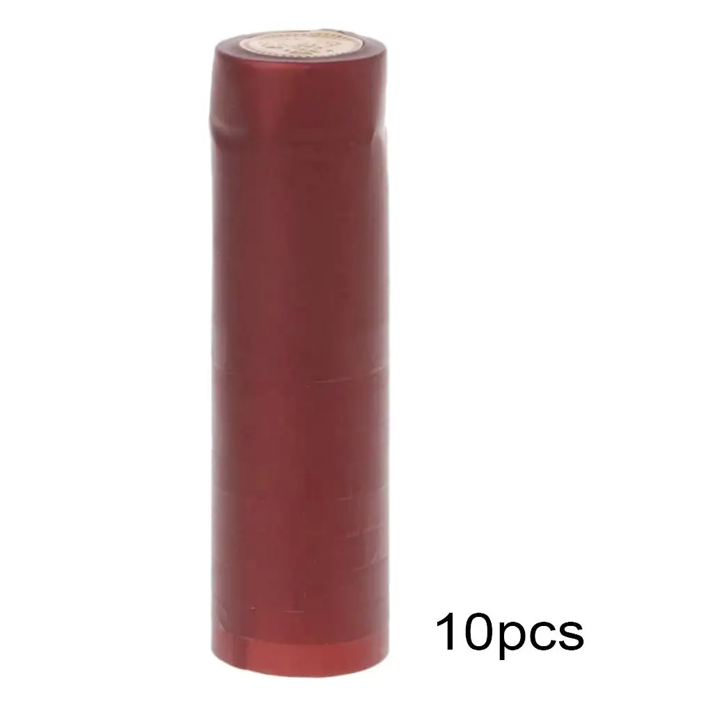 PVC Heat Shrink Wine Bottle Caps Foil Sealers for Corked Bottles Homebrew Storage Gourmet Food Use