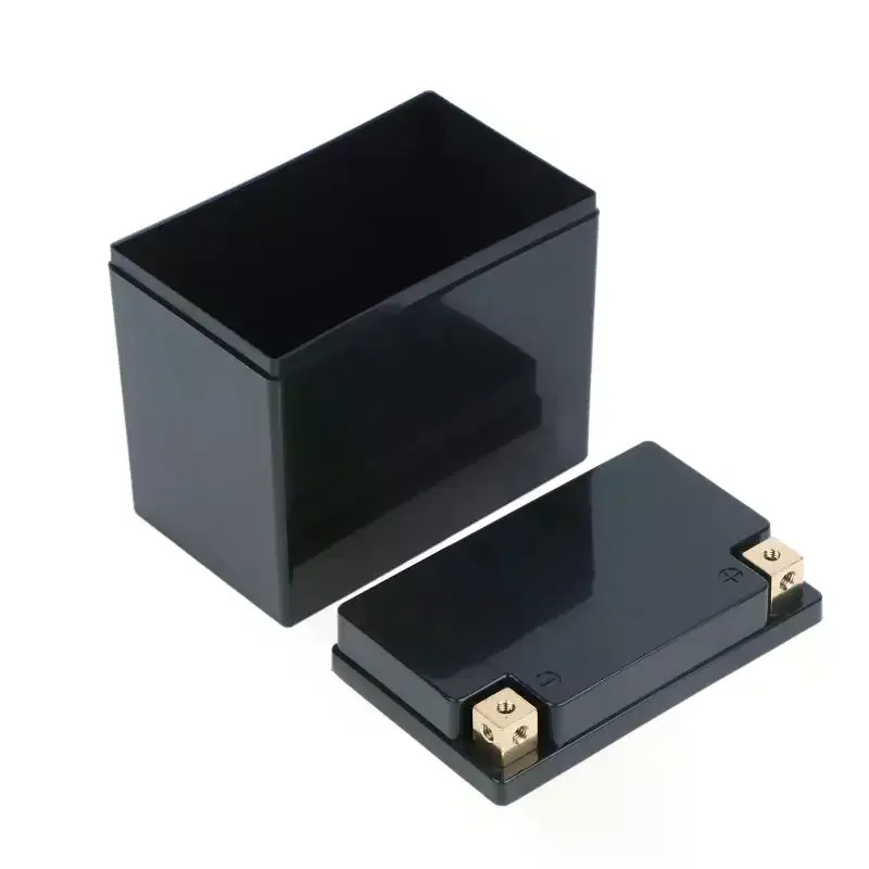 12V Multiple Sizes Plastic Protective Cover Motorcycle Start Lithium Battery Embedded Plastic Protective Cover