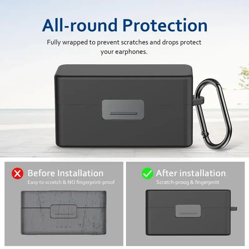 

Wireless Microphone Dustproof Silicone protective Case Suitable for DJI Mic 2 Shockproof Anti-Drop Mic Charging Box Case,2/15