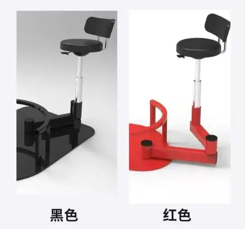 회전식 이발사 대형 작업 의자 헤어 통합 미용사 회전 의자 헤어 살롱 회전 의자