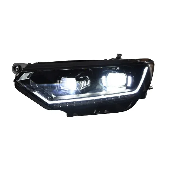 Car Headlight Assembly Upgrade High Panel Bifocal Lens LED Headlight Assembly For Passat B8 Europe 2016-2019 Lighting Upgrade