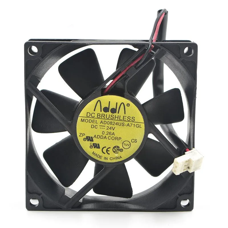 AD0824US-A71GL 8CM 8025 DC24V 0.26A power fan 6 Month Warranty