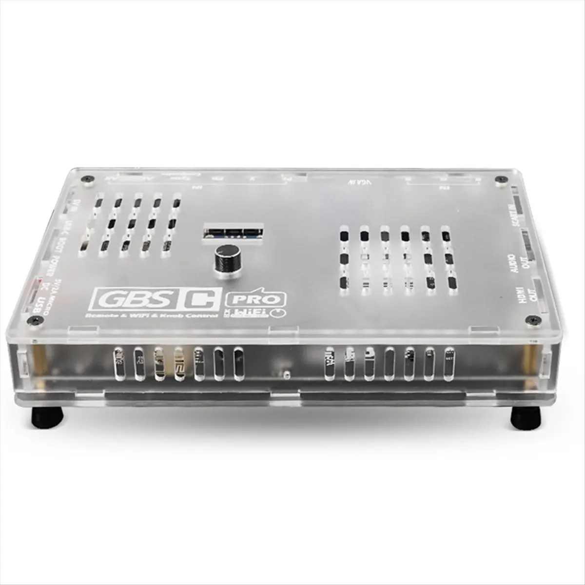 SWXF GBS Control Pro Video Converter for Game Consoles Remote Scart RGBS YPbPr VGA Composite(AV) SV to -Compatible