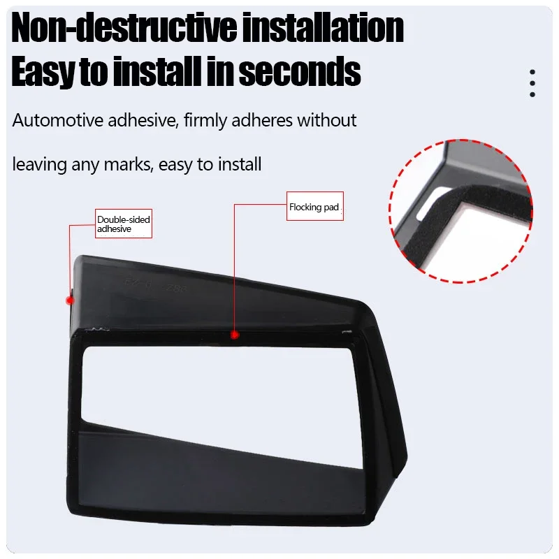 سيارة HUD رئيس يصل إطار العرض الغطاء الواقي لمازدا EZ-6 J90A اكسسوارات 2024 2025 2026 عاكس الغبار ملحقات السيارة