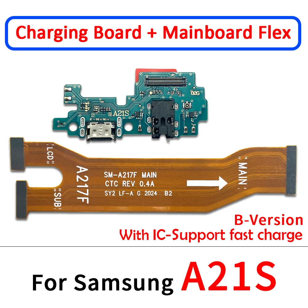 USB Charging Port Charger Board Connector Board Main Motherboard Flex Cable Part For Samsung A10s A20S A30S A50S A10 A20 A30 A50