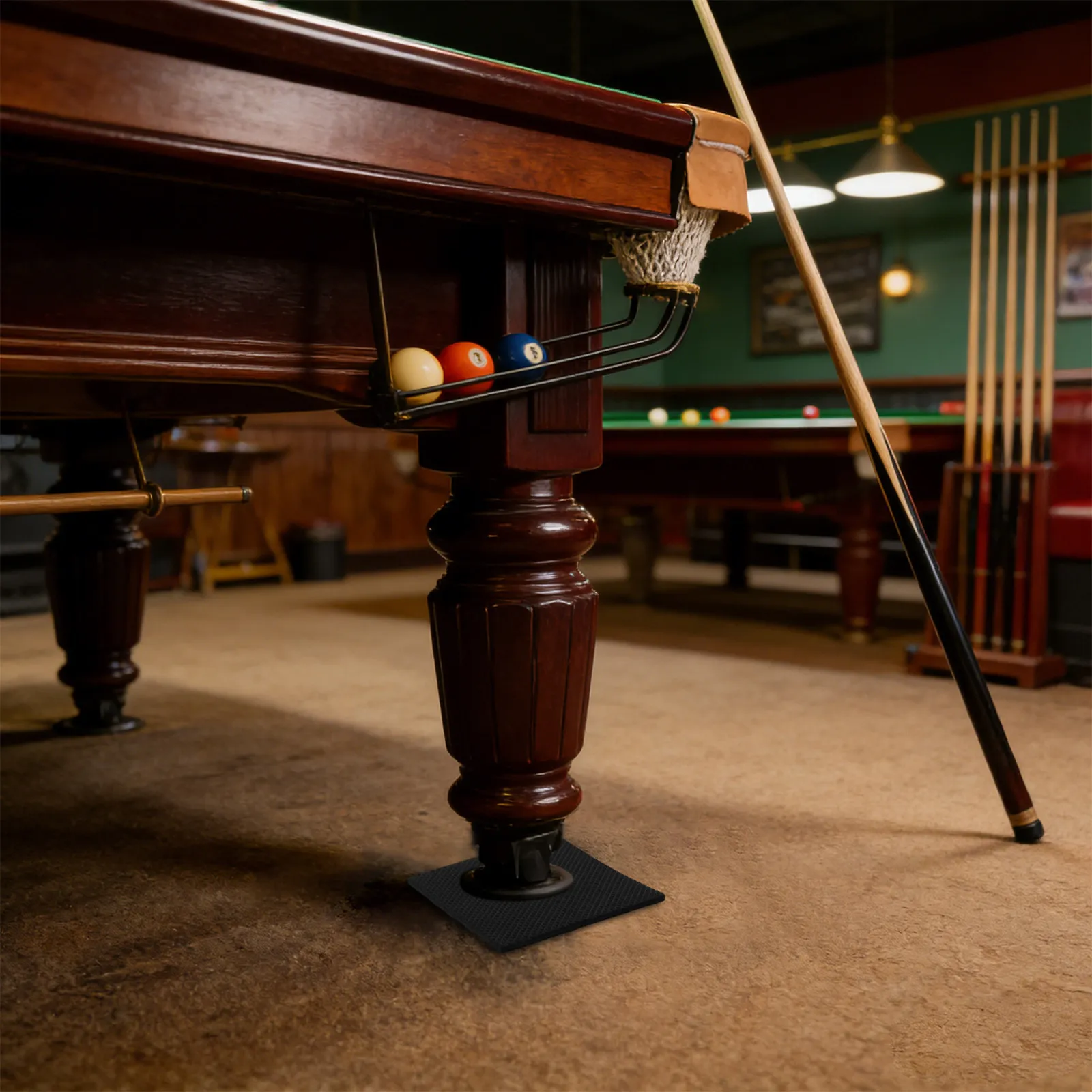 

Набор из 12 регулируемых ножек для бильярдного стола, 3,5x3,5 см, для выравнивания мебели, аксессуары для бильярдного стола, комплект для игровой комнаты
