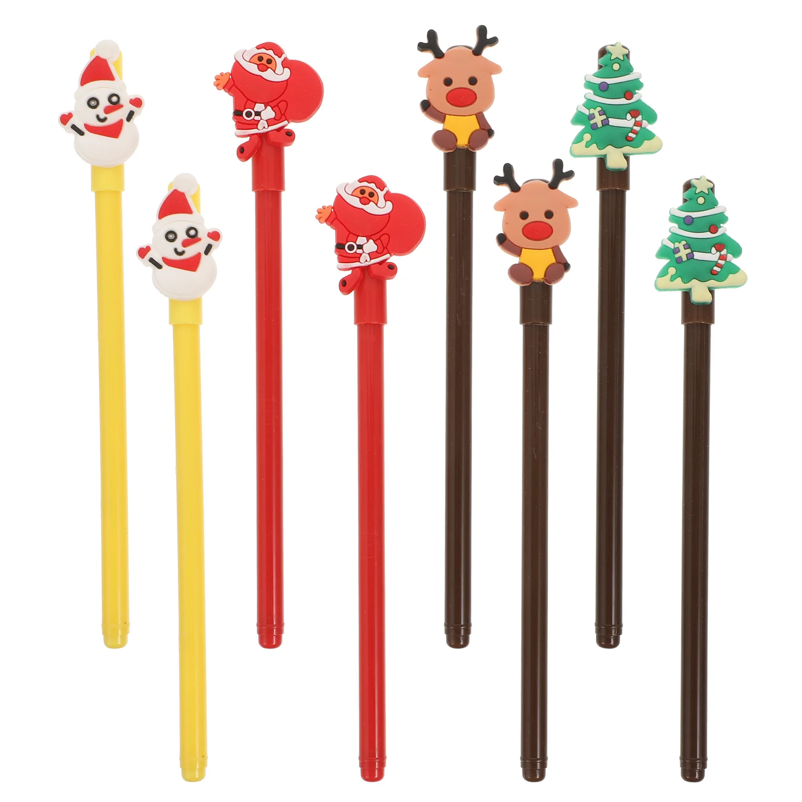 16 Pcs Xmas Goodie Bag Stuffer Christmas Gel Pen Pens Kids Writing Neutral Plastic Student