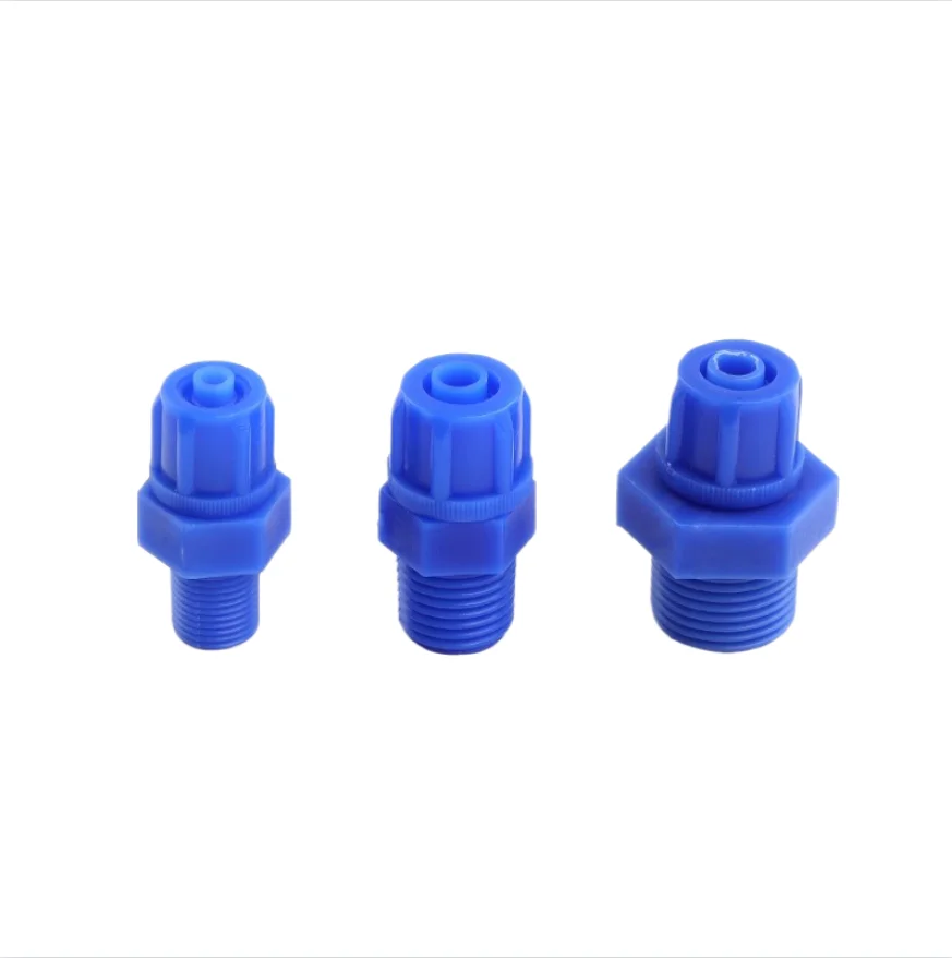 POM blue plastic quick-twist couplings PC series