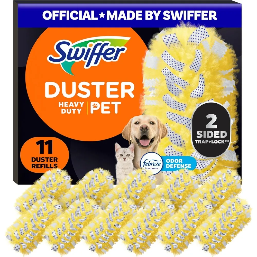 

Heavy Duty Pet Dusters Refills with Odor Defense, 360 Multisurface Cleaning, 11 Count