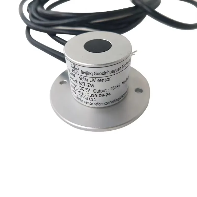 2026 In stock BGT-ZW UV Light Intensity Meter 280-400nm 0-400mW/m2 Ultraviolet Radiation 4-20mA RS485 Solar UV Sensor