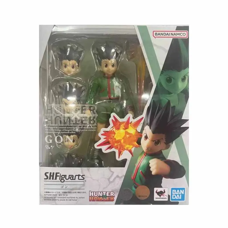 بانداي الأصلي SHF أنيمي الشكل HUNTERXHUNTER غون فريكس كيلوا زولديك ألعاب شخصيات الحركة للبنين/الفتيات/أطفال هدية #1