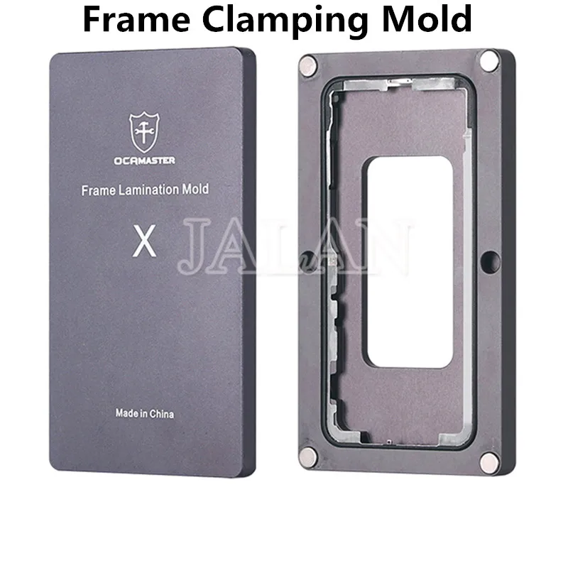 

OCAMASTER Phone screen frame lamination mold for iPhone x/xs/xsmax/11pro/11promax laminating frame on the glass repair fixture