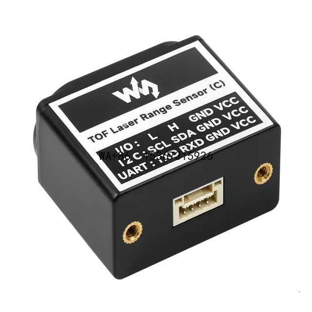 

Waveshare TOF (время полета) Лазерный датчик дальности (C), UART / I2C / IO