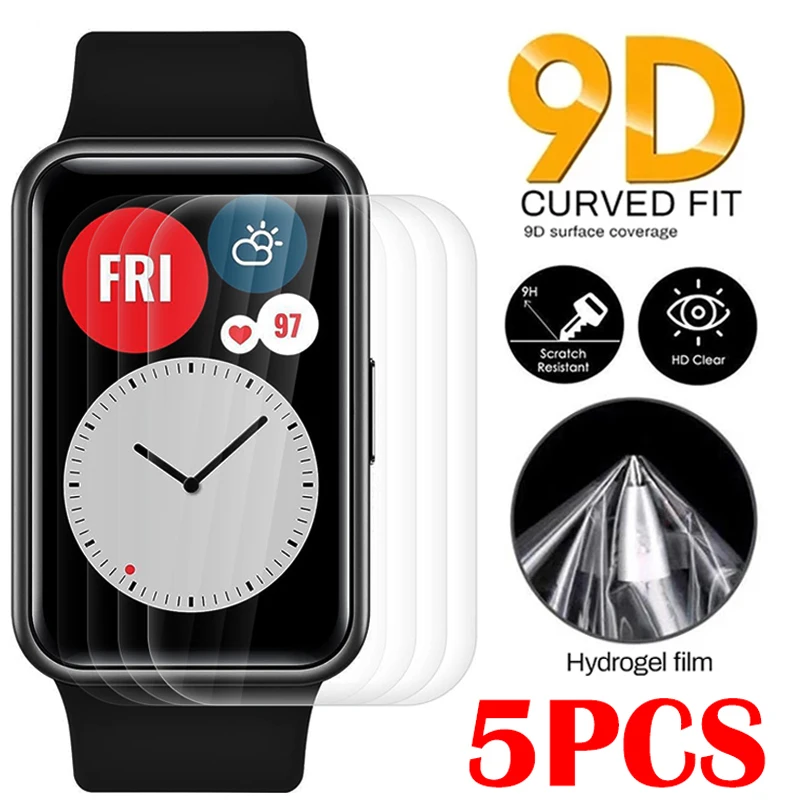 5 Cái Cho Đồng Hồ Huawei Watch Phù Hợp Với 2 ES Đeo Thông Minh Mềm Hydrogel Bảo Vệ Bộ Phim Full Cover Trong Suốt Bảo Vệ Màn Hình Không Kính