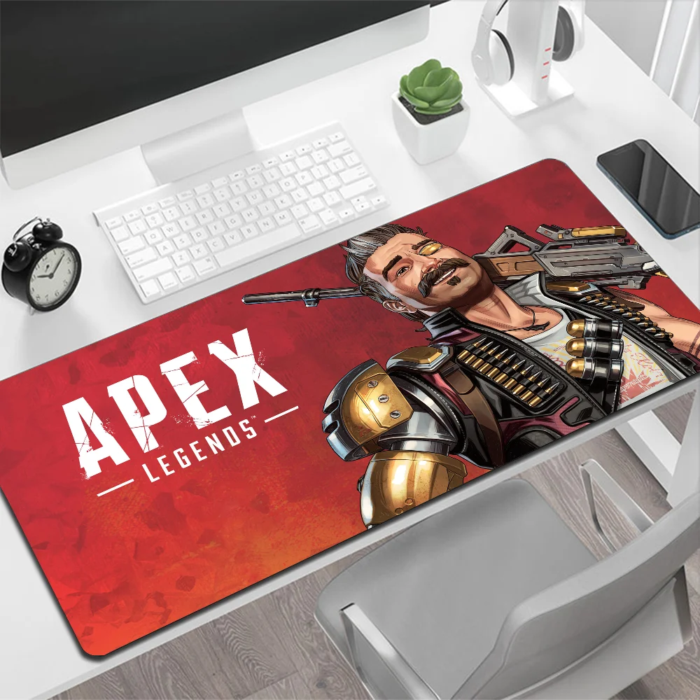 Apex ATIONS-Grand tapis de souris en silicone pour PC Gamer, extrémités inspectées, pour ordinateur, clavier, bureau