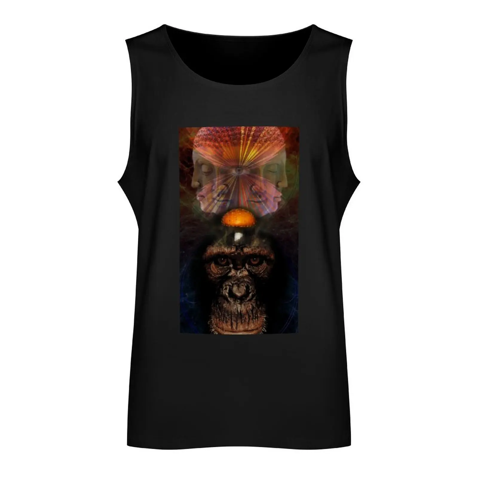 The Higher Primate Tank Top basketball clothing Men's cotton t-shirt Top summer mens designer clothes