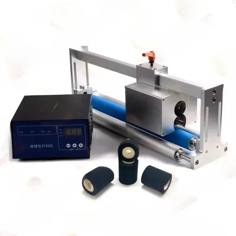 Frictional Automatic Solid Ink Horizontal Packing Digital Wheel Expiry Embos Batch Number Expired Date Coding Production Machine