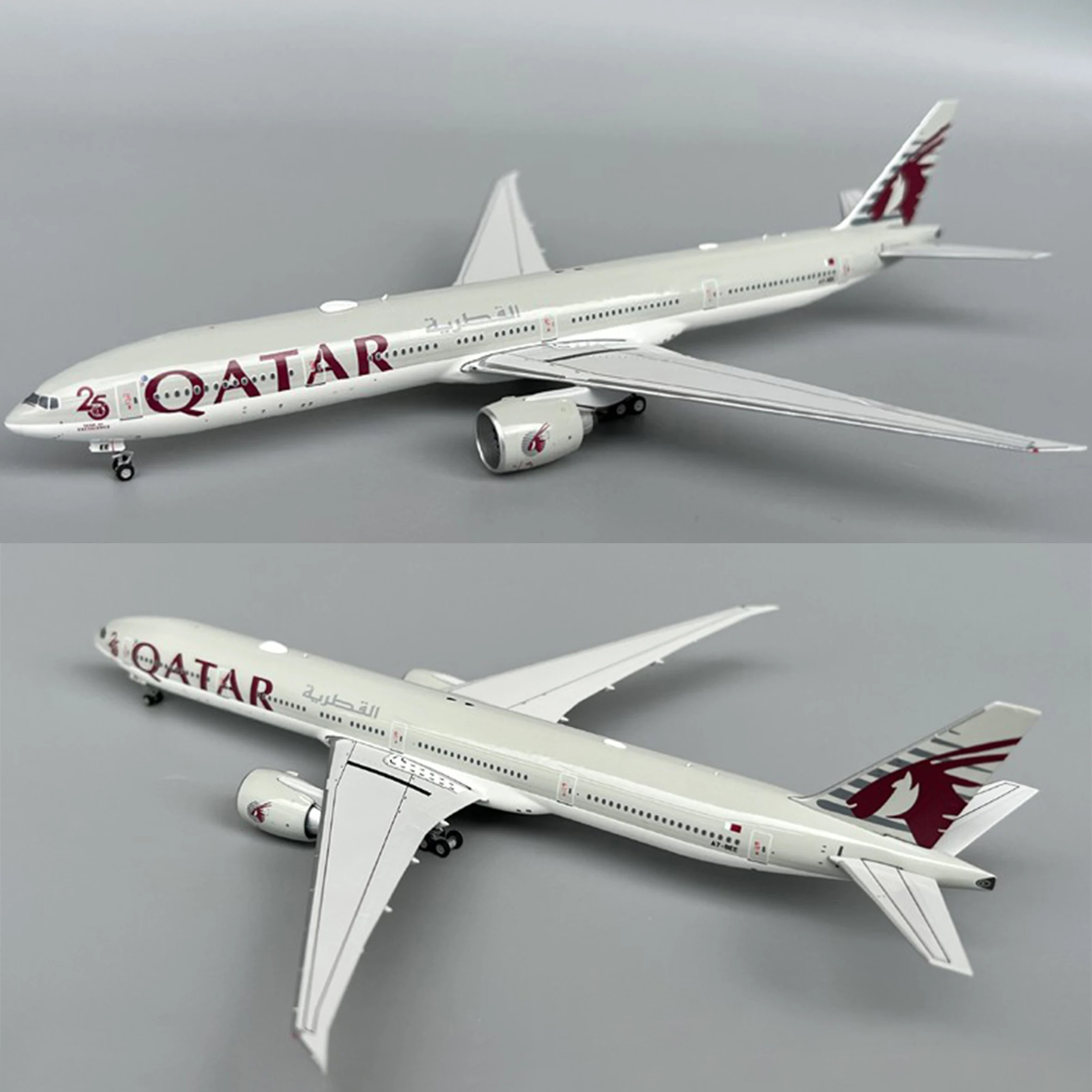 NG 73010 1/400 Qatar B777-300ER aircraft model A7-BEE 25th anniversary commemoration Alloy Collection Model