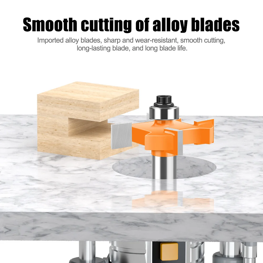 4 Wings T Slot Router Bit 1/2