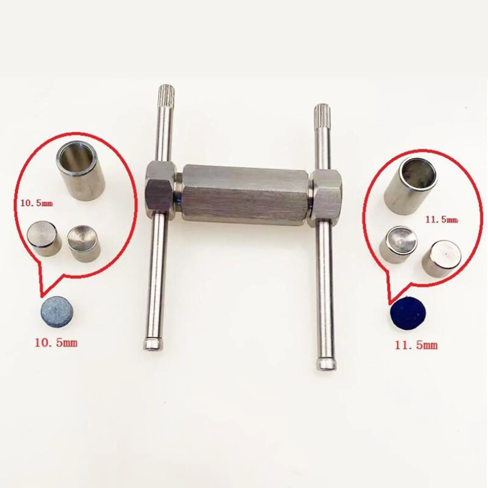 

Cue Tip Press Tool Durable Detachable Practical Snooker Cue Tip Compressor