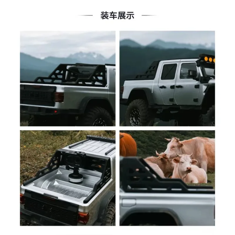 Upgrade Direct Fit No Drill, 3D Printed Hollow Roll Bar for CK5812 1/7 RC Crawler,  Factory Hole , High Strength Easy Install